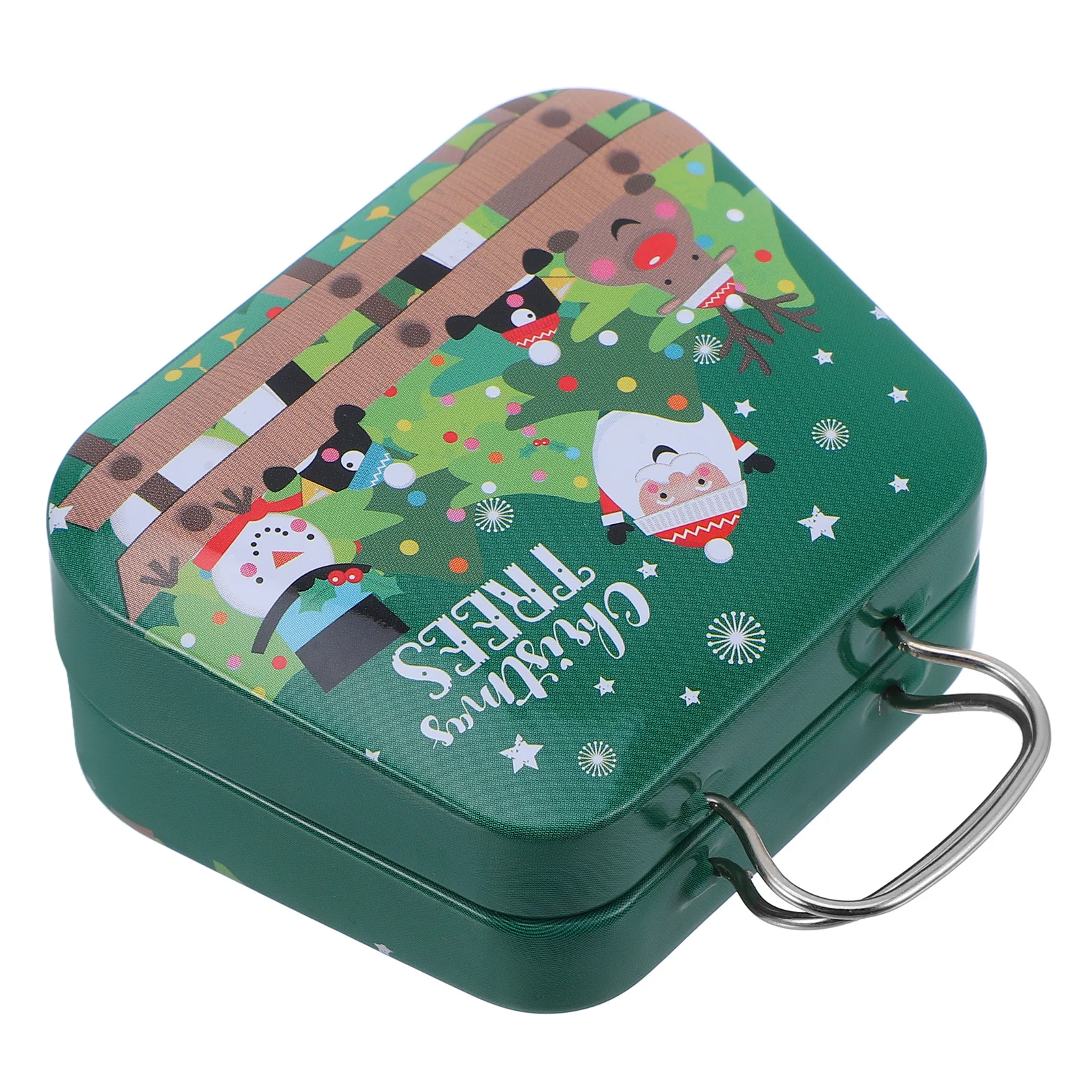 

Christmas Cookie Box Sweet Container Shape Lid Boxes Candy Tins Jars with Lids Storage Cookies Containers Gingerbread Man