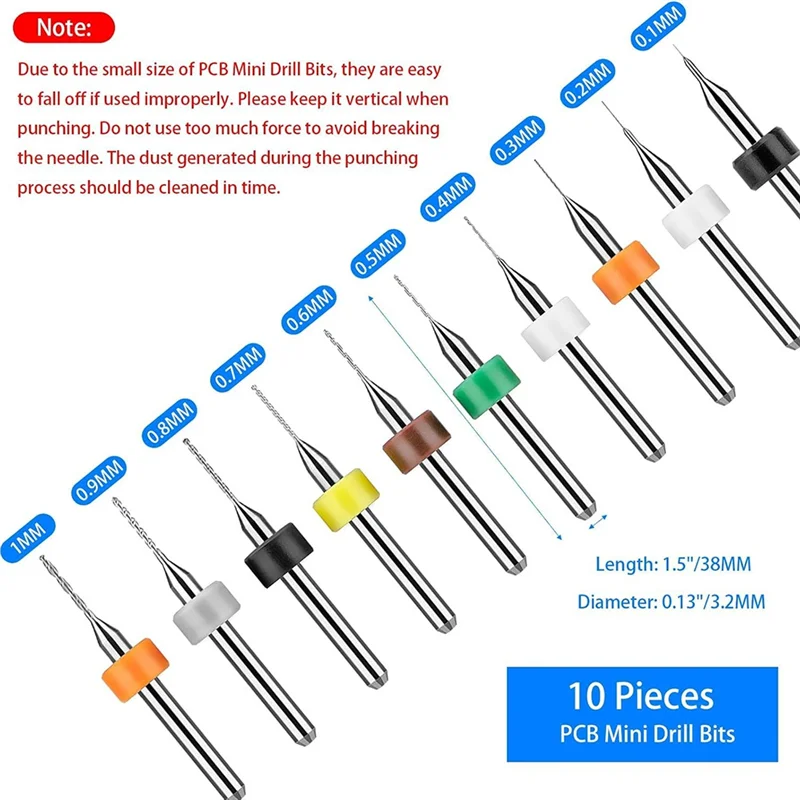 A76X-มือเจาะ Bits Precision 0.5-3.0 มม.Mini Twist เจาะ Bits ชุด Professional Pin Vise โรตารี่ชุดเครื่องมือ 36