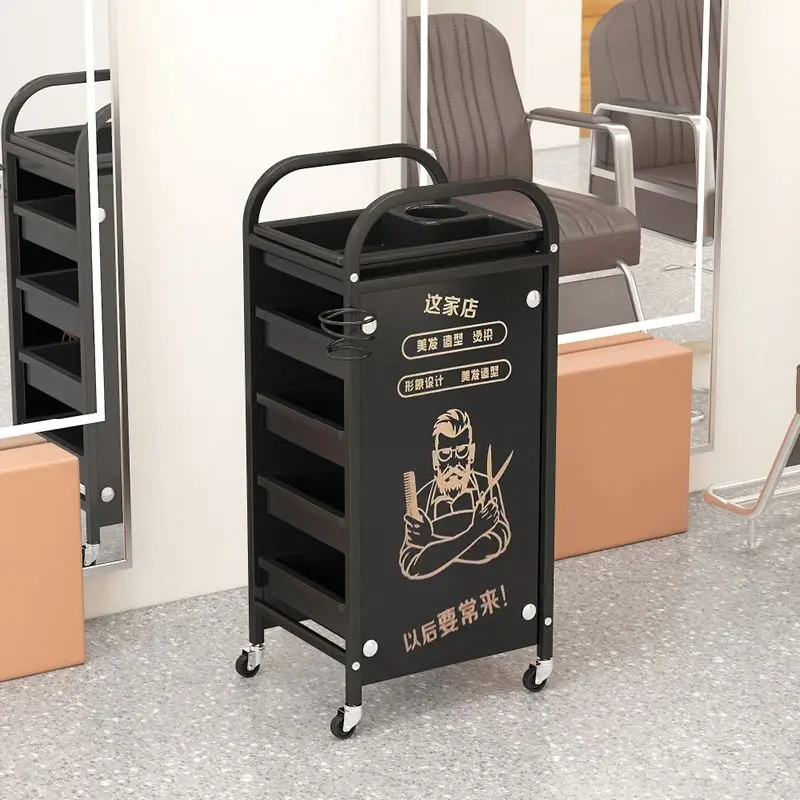 

Профессиональная тележка-этажерка для салонов красоты с большим объемом хранения, мобильная универсальная тележка для салонов, спа-салонов, парикмахерских, мебель для салонов красоты