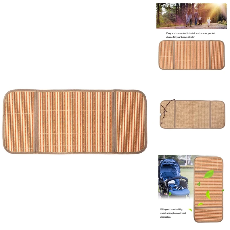 

Baby Stroller Bamboo Mat Summer Mat Universal Bamboo Mat For Newborns Stroller Mattress Protector Can Be Reused