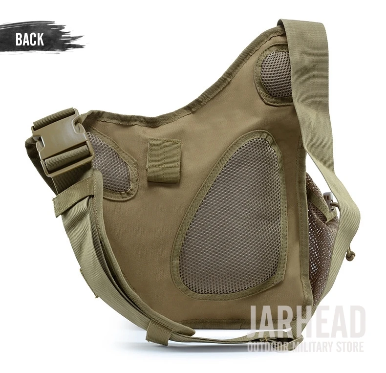Wasserdichte Camouflage-Umhängetasche für Outdoor-Aktivitäten, Robuste Herren-Klettertasche für Reisen, Wandern und Outdoor-Ausrüstung – Detail 12