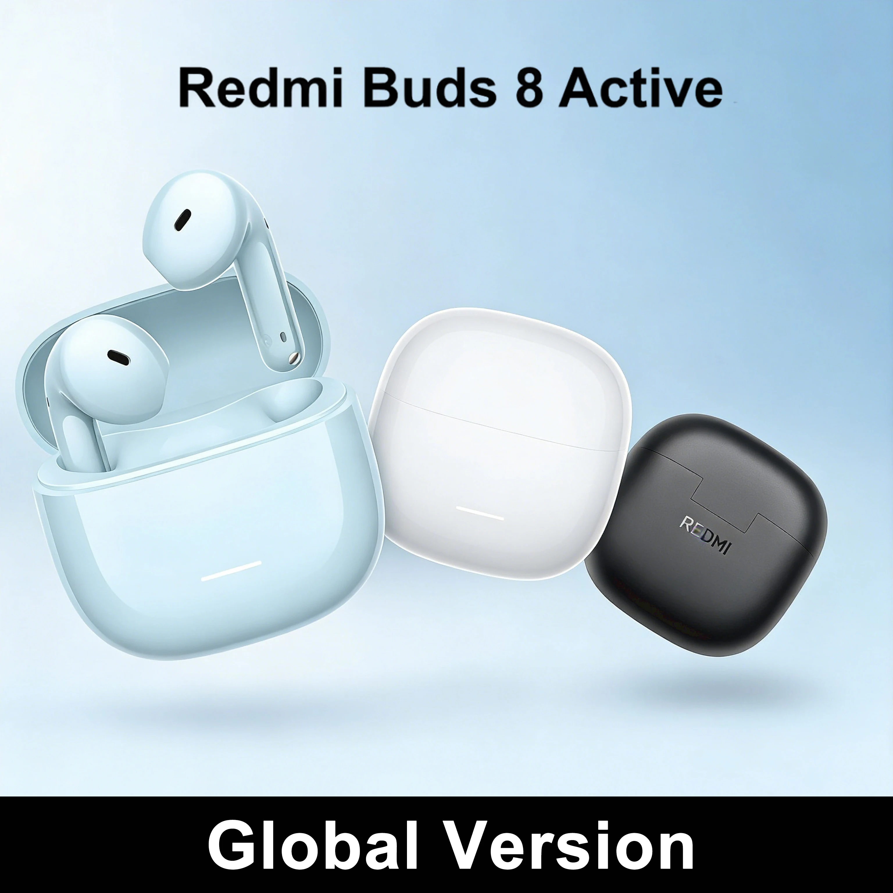 

Новые беспроводные наушники Xiaomi Redmi Buds 8 Active Global Version с шумоподавлением, 37-часовым временем работы и батарейным отсеком на 475 мАч