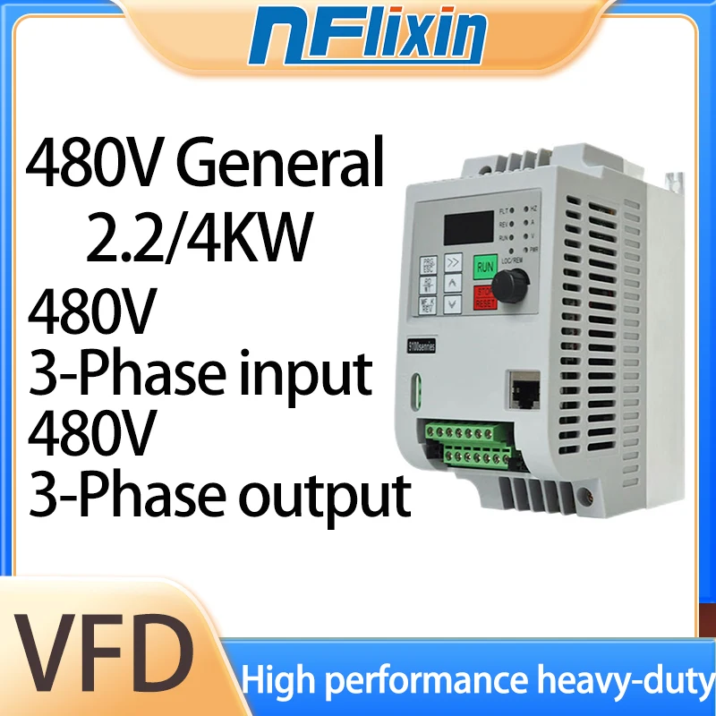 Economical 480V 2.2/4/5.5/7.5/11/15KW Frequency Converter Adjustable Speed Variable Frequency Inverter for Machine Water Pump