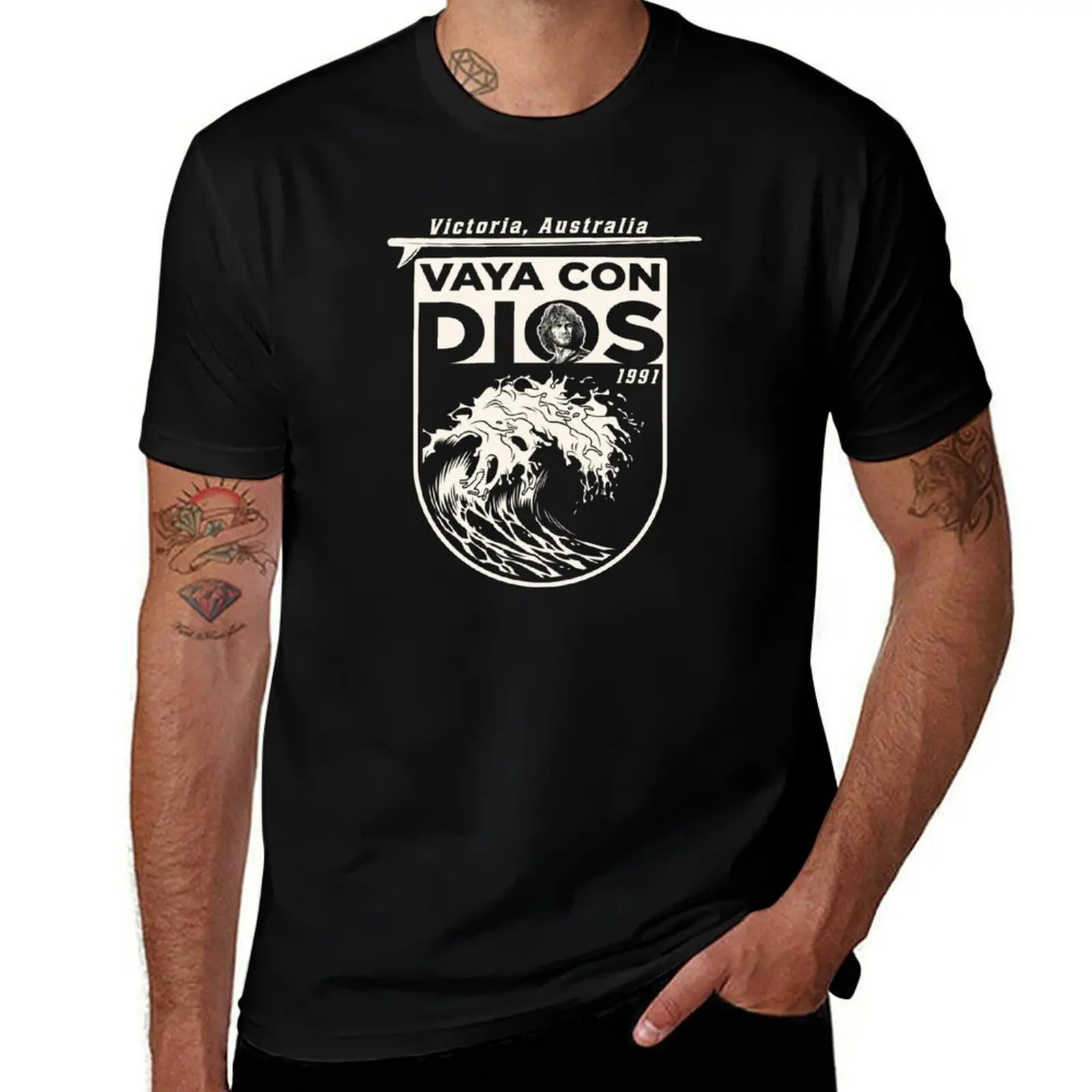 

mens shirt t shirts T-Shirt Con Dios Brah t graphic Vaya luxury man