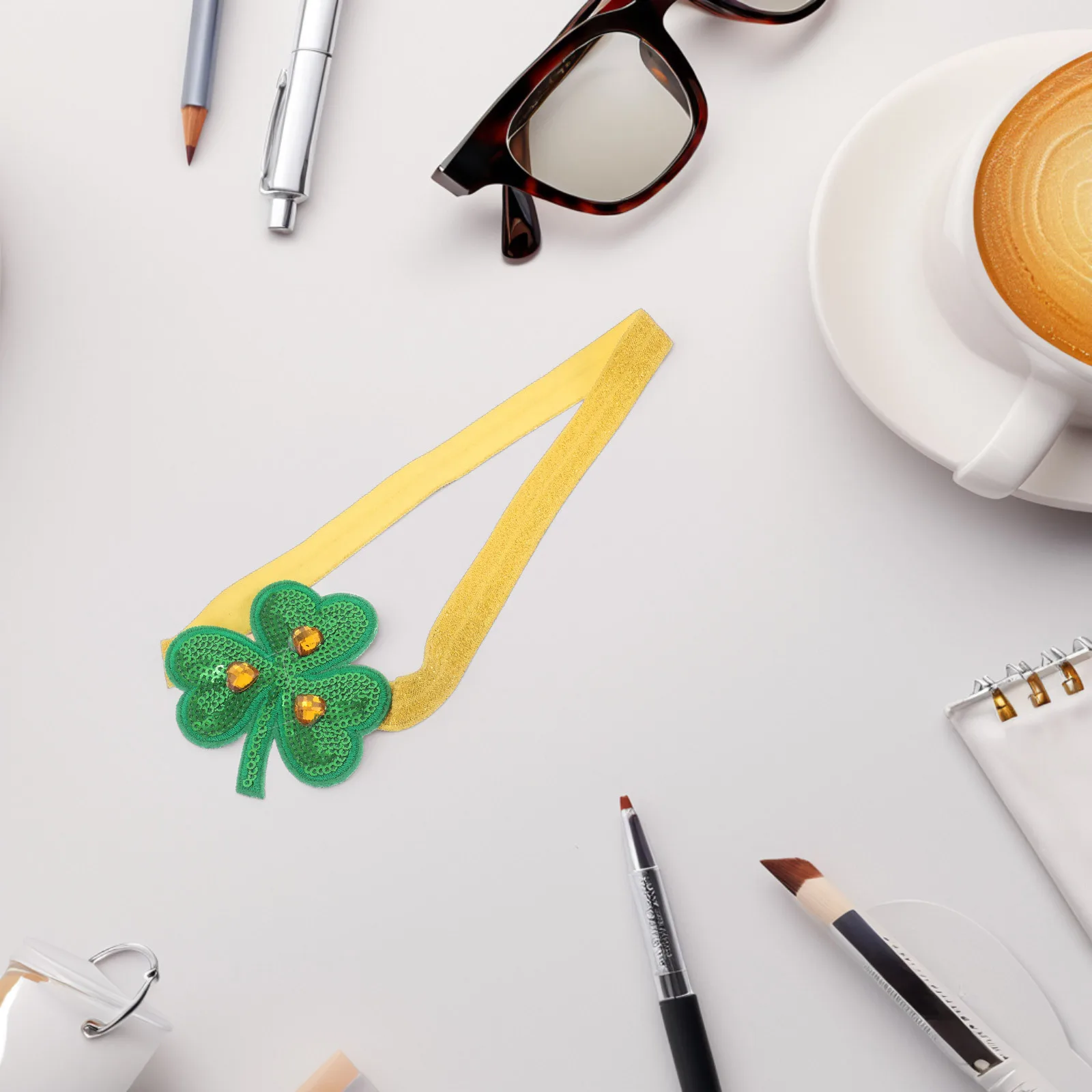 

St Patricks Day Headband Lightweight Comfortable Green Shamrock Headband Shamrock Leaves Hairband St Patrick Party Accessories