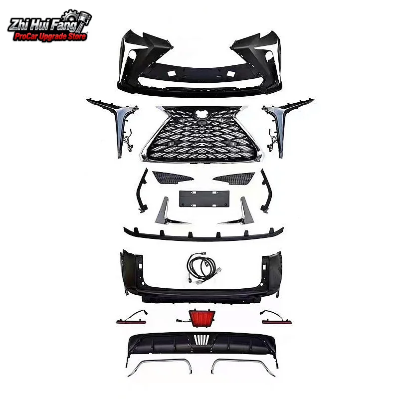 

Подходит для Toyota Sienna 2021-2022 гг., автомобильный большой объемный передний и задний бампер, обновленная модификация Dream Edition