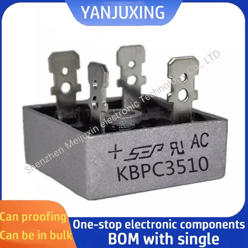 1pcs/lot  KBPC3510 35A1000V Bridge pile full current voltage