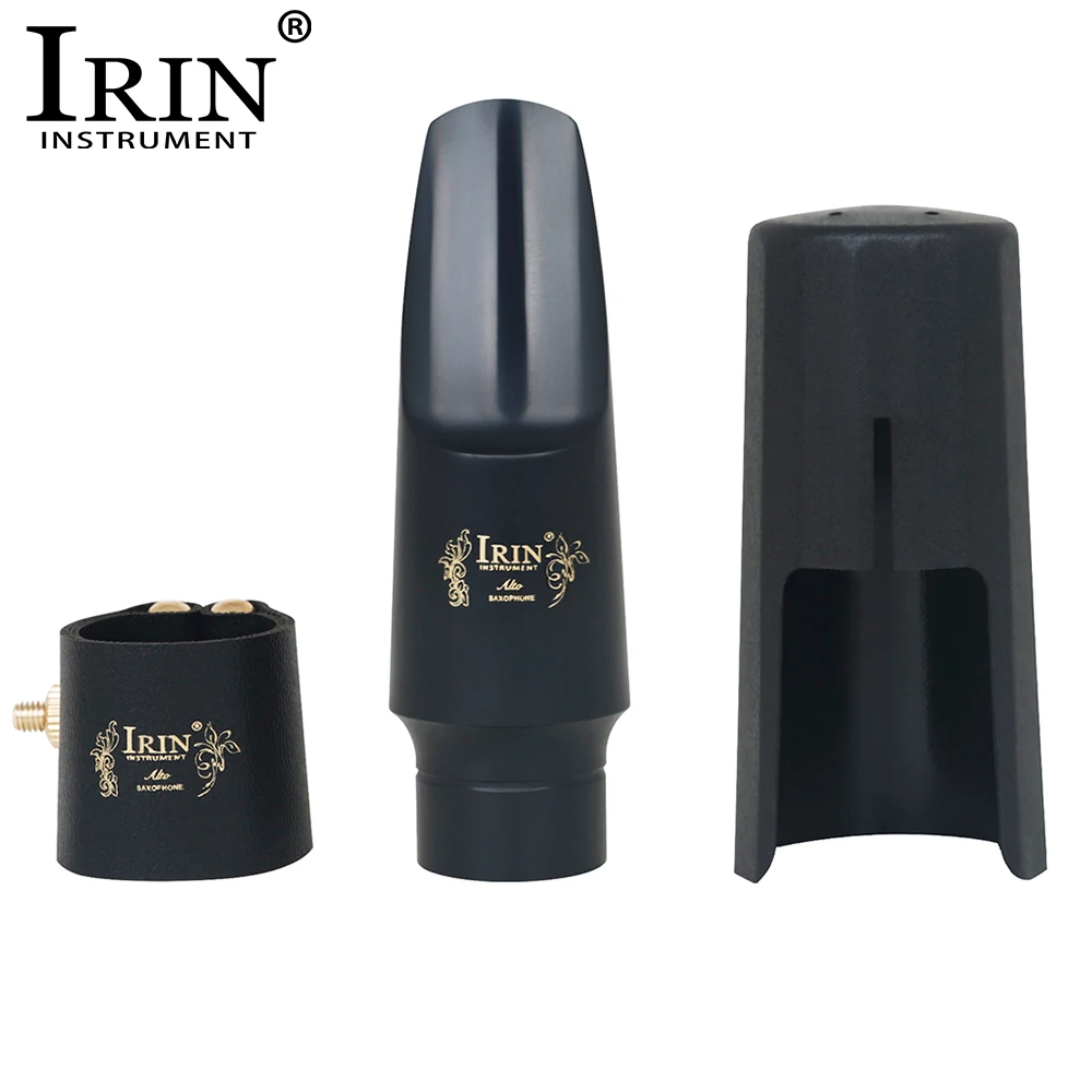 IRIN Alto Saxophone Mouthpiece Ligature Clip Mouthpiece Cap Alto Sax Mouthpiece Woodwind Instrument Parts & Accessories