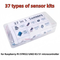 37 in 1 Sensors Modules 37 Kits Starter Kit with box suitable for Raspberry Pi/STM32/UNO R3/51 microcontroller