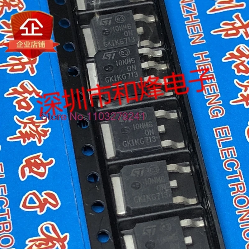 10NM60N STD10NM60N TO-252 650V 10A, 10 PCes pelo lote