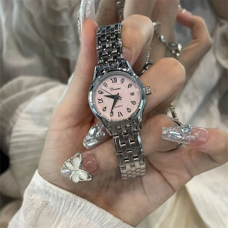 

High-end high-quality watch art casual fashion design business 2026 new metal quartz watch ladies surprise gift