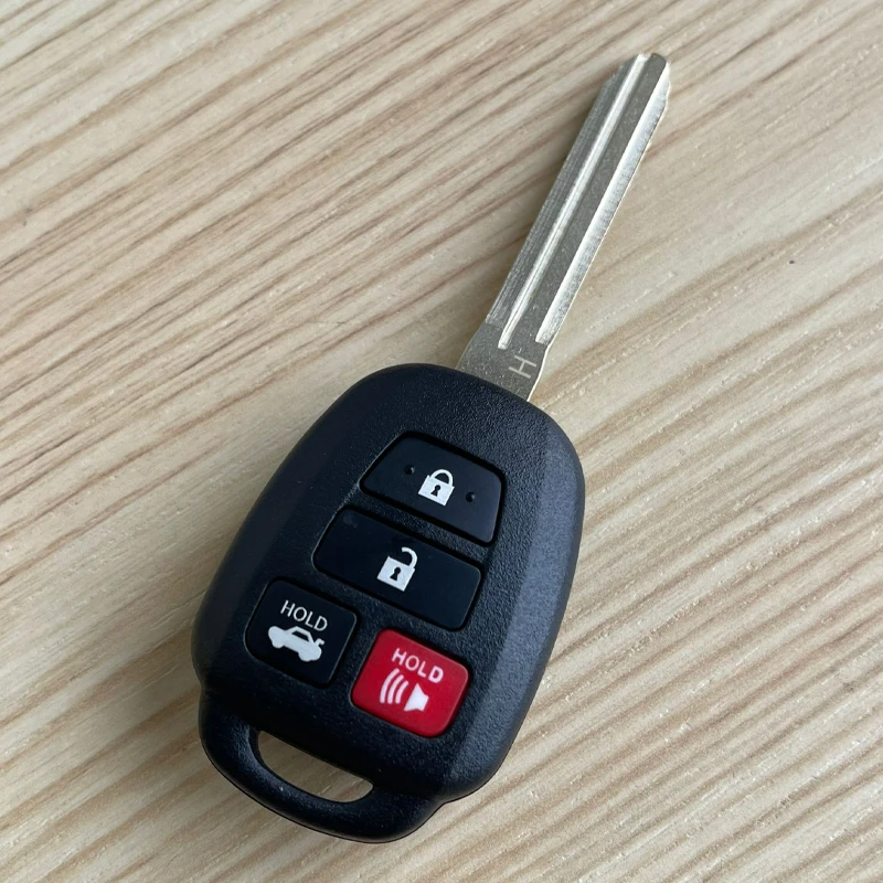 For Toyota CAMRY 2012 2013 2014 2015 Corolla 2014 2015 4 Buttons Remote Car Key Shell Case Fob With TOY43 Blade H On The Blade