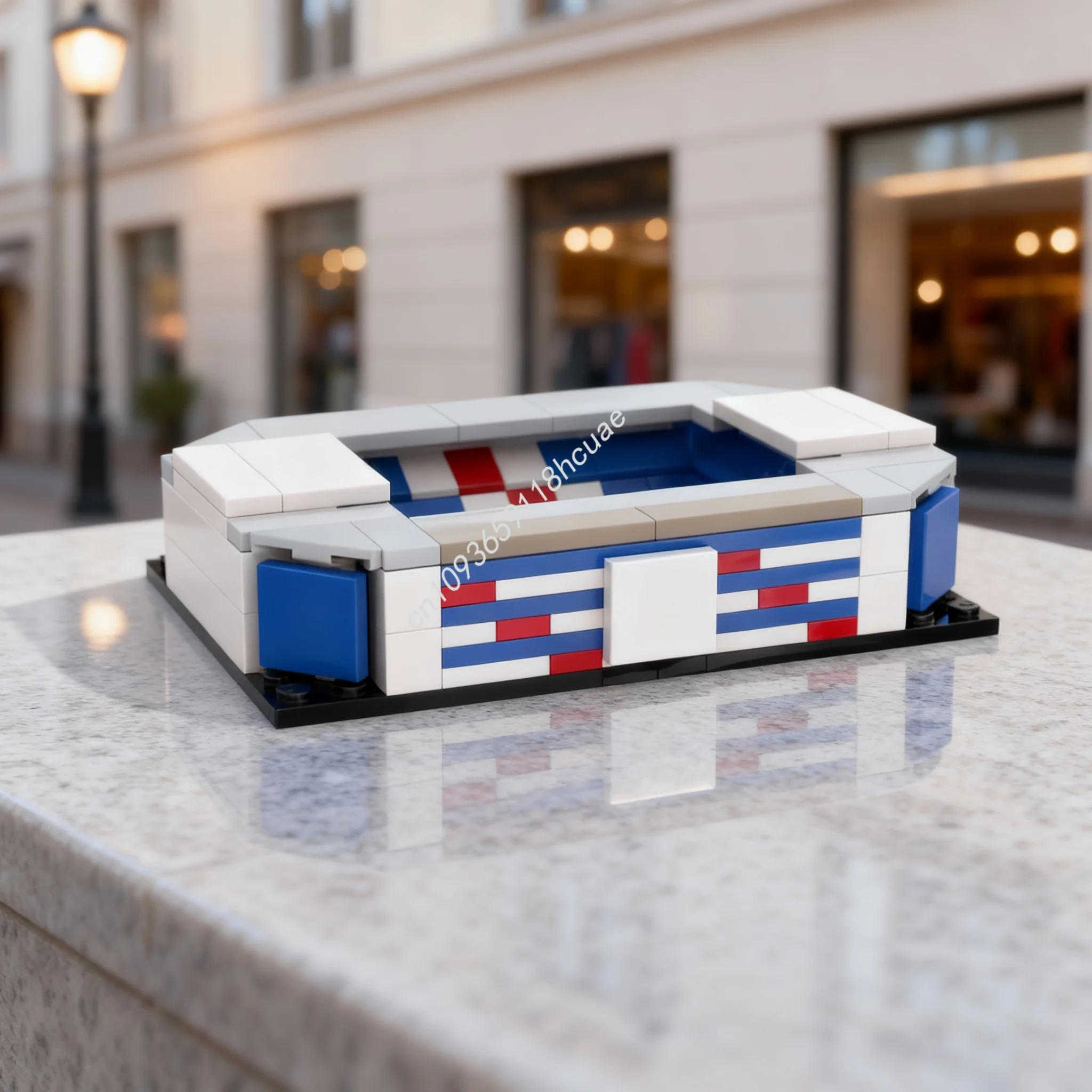 

135pcs MOC Architecture Heerenveen Abe Lenstra Model Building Blocks Construction DIY Christmas Gifts Creative Toys Idea