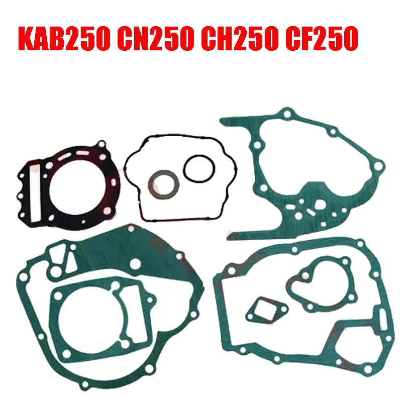 

Motorcycle Gasket Kit for Honda Sundiro CFMOTO KAB250 CN250 CH250 CF250 250 Water-Cooling Engine Crankcase Cover Clutch Gaskets