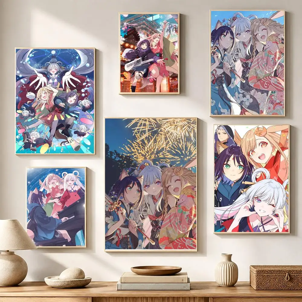 Cosmic Princess Kaguya Poster High-definition waterproof stickers, suitable for home décor, gifts, and holiday decorations