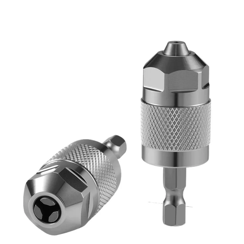 Drill Chuck Keyless Screwdriver Impact Driver Adaptor Electric Micro Motor Clamp Mini Chuck Fixture Hex Shank Drill Bits Adapter