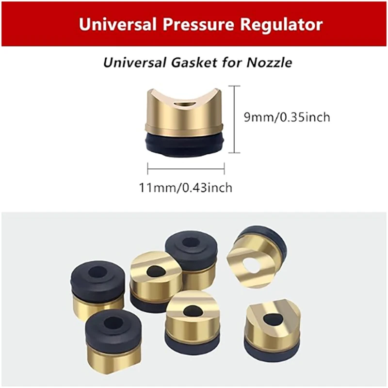 Picture 5: Tip Gaskets for Seal Airless Paint Sprayer Replace 246453 Nozzle Universal Reversible Tip Gasket & Saddle Gasket