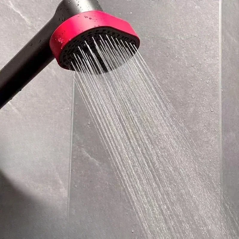 Rotatable Multifunctional Handheld Shower, High Pressure Oval Large Panel Silicone Home Shower Head