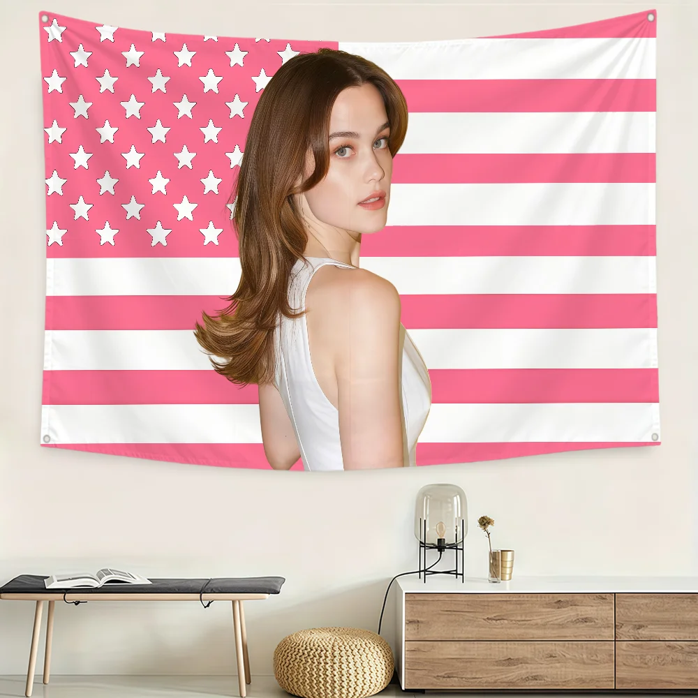 Actor S-Sarah Catherine Hook Flag Polyester Printing Banner For Bedroom Living Bar Garden Garage Wall Art Out Door Decoration
