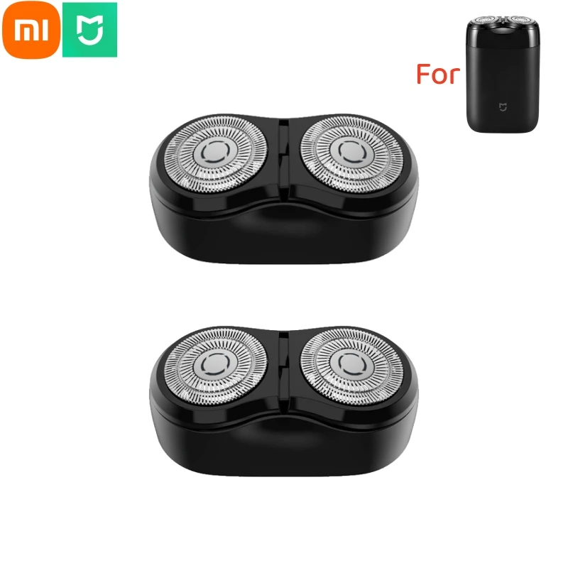 Оригинальная Сменная головка резака Xiaomi для электробритвы Xiaomi Mijia S100 с вращающимся двойным лезвием