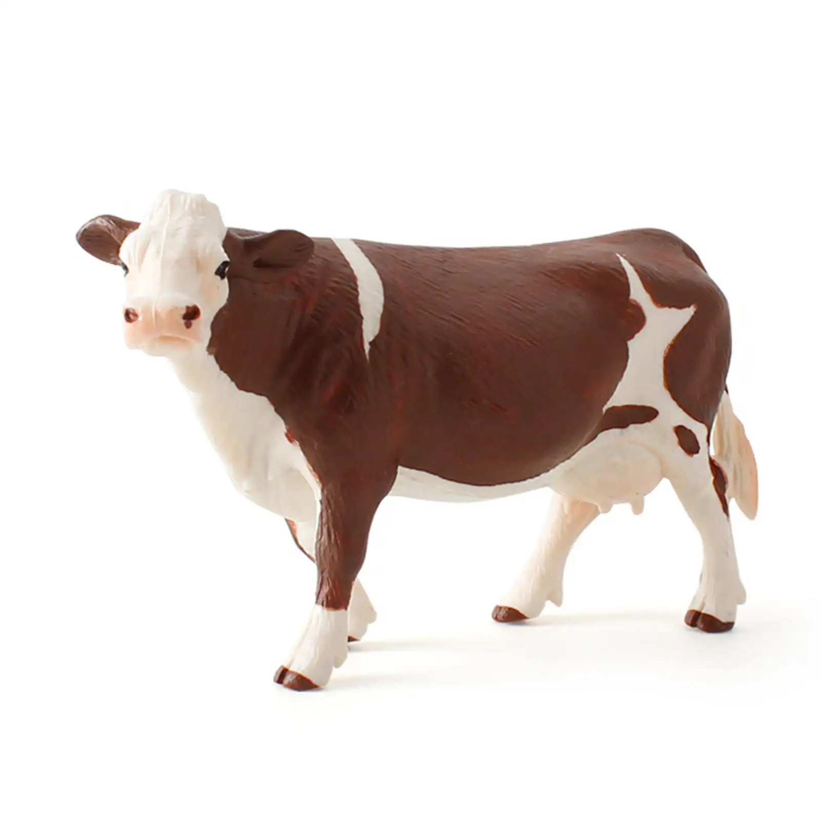 

Набор из 4 игрушечных фигурок коров для фермы, реквизит для изучения пространственных связей, аксессуары для диорам и микроландшафтов