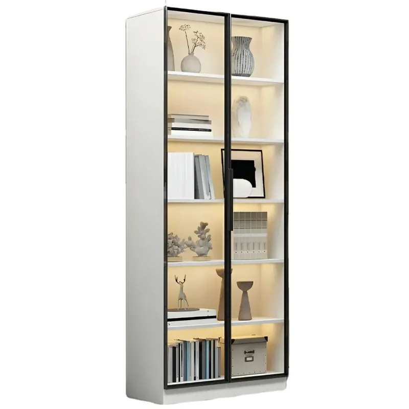 -For Luxury New Modern Children Kids Book Shelf Bookshelf Design File Wall Cabine Glass Door Bookcase Wood Bookshelf& - view 2