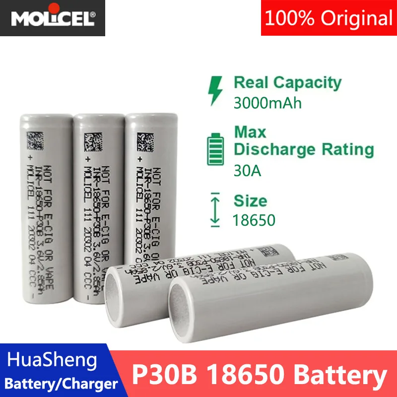 Perché scegliere la batteria Molicell P30B INR 18650 da 3000mAh: Una recensione approfondita per chi cerca prestazioni affidabili