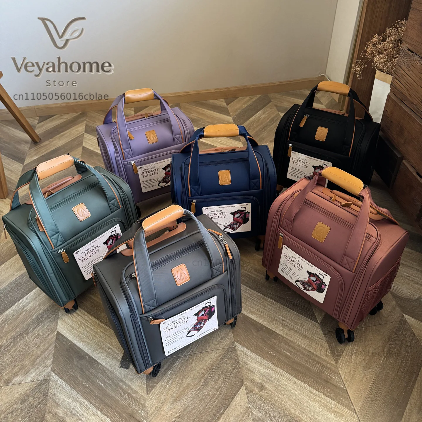 16 inch ultra light and silent boarding luggage, universal wheels, computer luggage, waterproof travel suitcase