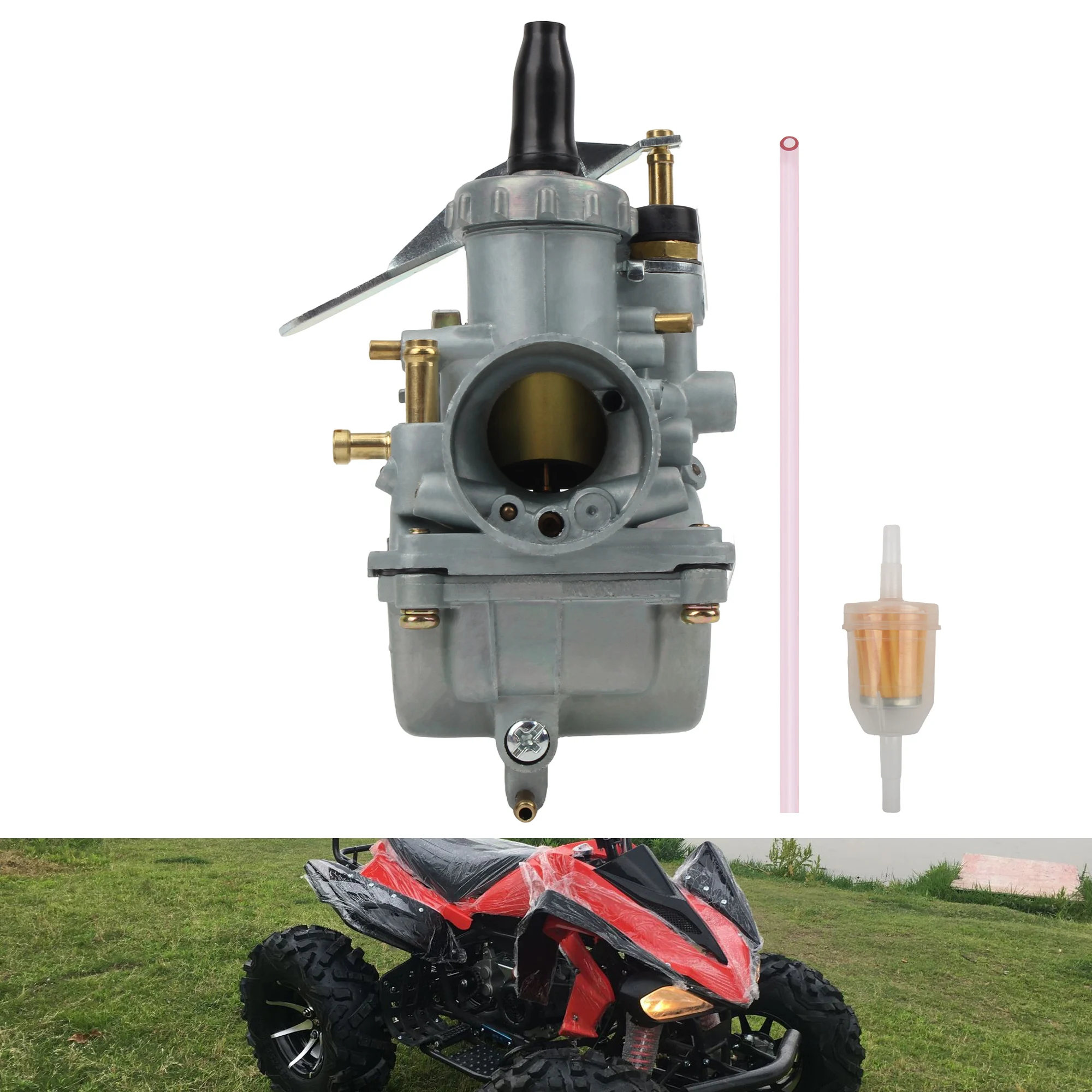 Motorcycle Universal 20mm VM20 Carburetor For 50cc 100cc 125cc Enduro Racing Motocross Dirt Bike ATV UTV Carb Accessories view 3