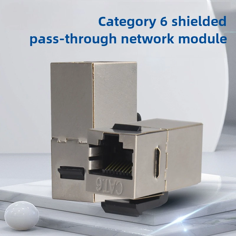 

10 шт. Keystone jackCAT6 cat6a cat7 Маска для матери сквозной модуль Super 6 сетевой модуль