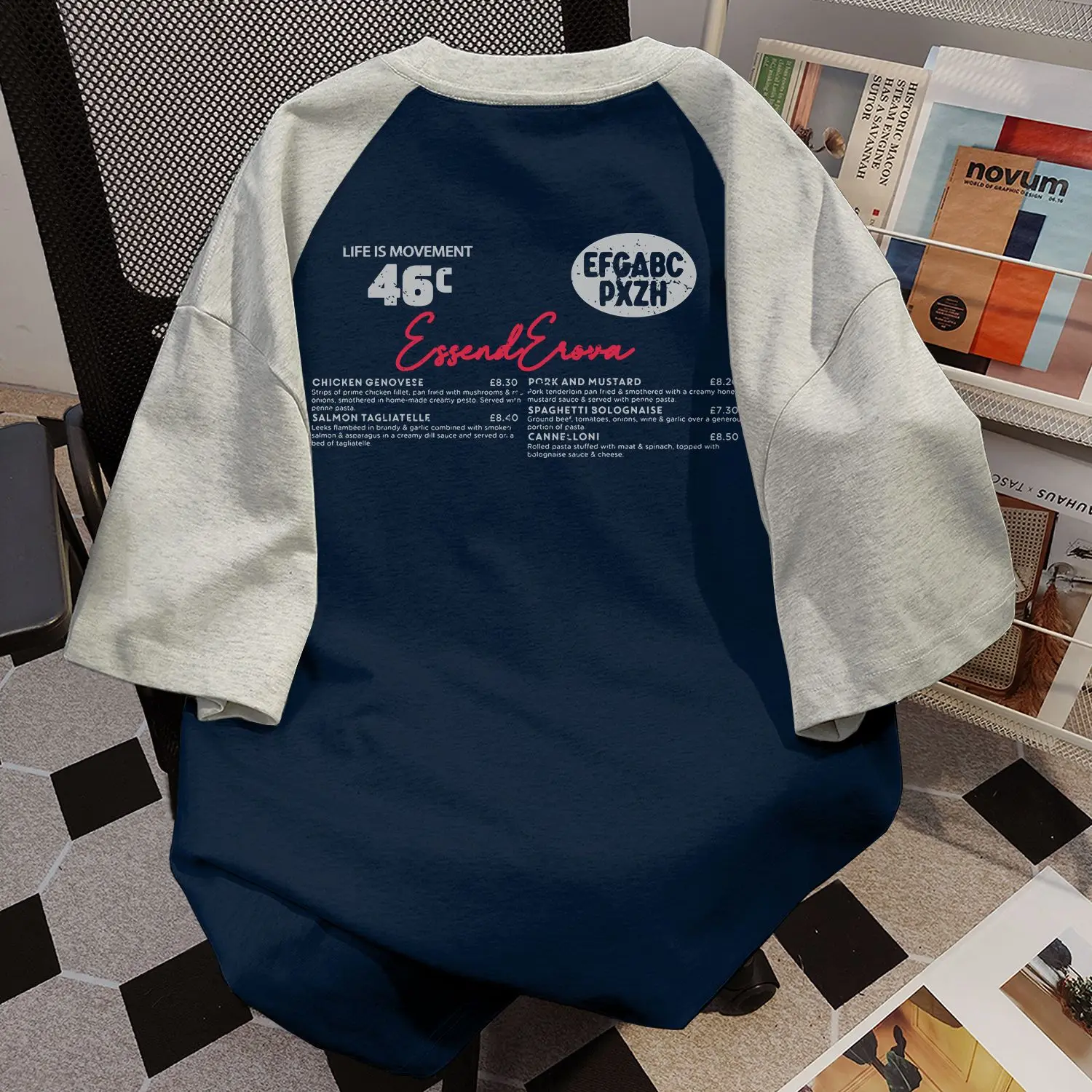 Summer American creative letter printed short sleeved men T shirts versatile student loose women patchwork tops and T shirts y2k