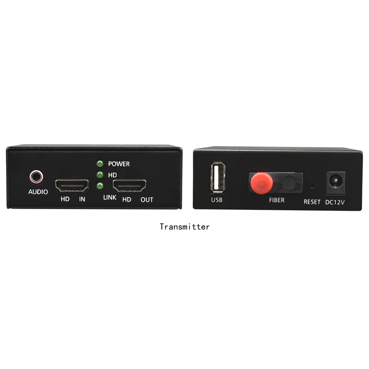 Fctel HD Vídeo e USB KVM sobre Extensor de Fibra 2K 60HZ HD Vídeo para Conversor de Fibra Óptica