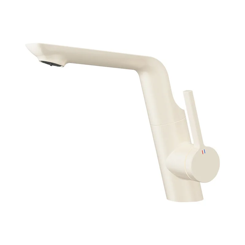 

Полностью медный вращающийся, молочно-белый умывальник, смеситель для горячей и холодной воды, поверхность шкафа для ванной комнаты под столешницей.