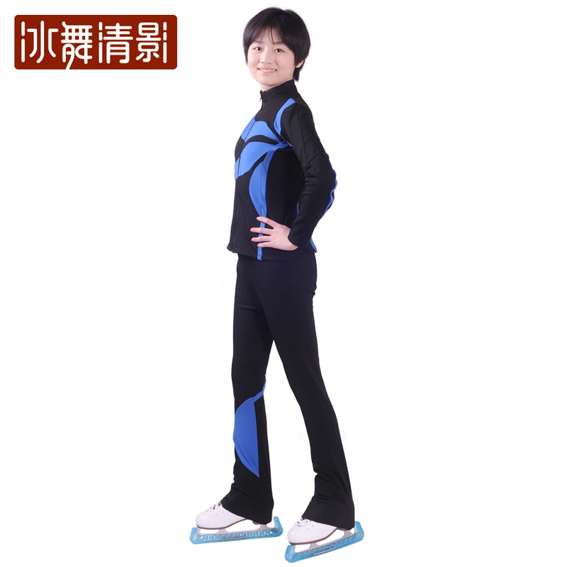 Figure skating suit, jacket, ice skating pants with fleece ice skating pants, ice skating set