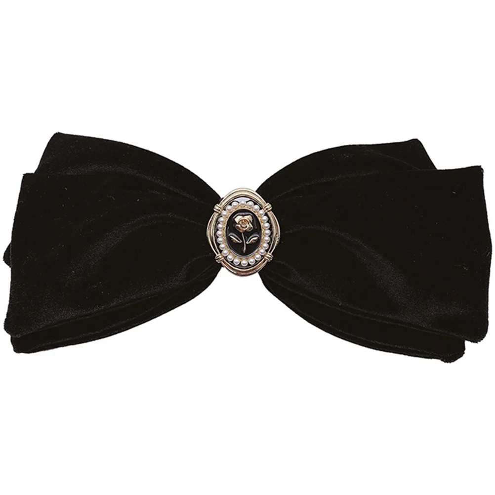 

Pearl Bow Hair Clip Comfortable Durable Fashion Accessories for Women Girls Party Wedding Date Hair Bows Barrette