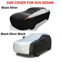 1pc 190T Exterior Car Cover Universal Waterproof Dustproof UV Protection Car Protective Cover for Sedan SUV Full Car Covers