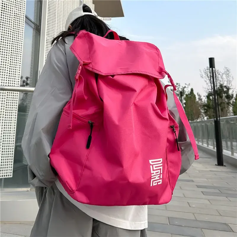 Backpack Simple New Style College Student Journey Schoolbag Senior High School Large Capacity  Backpack Unisex Fashion Brand