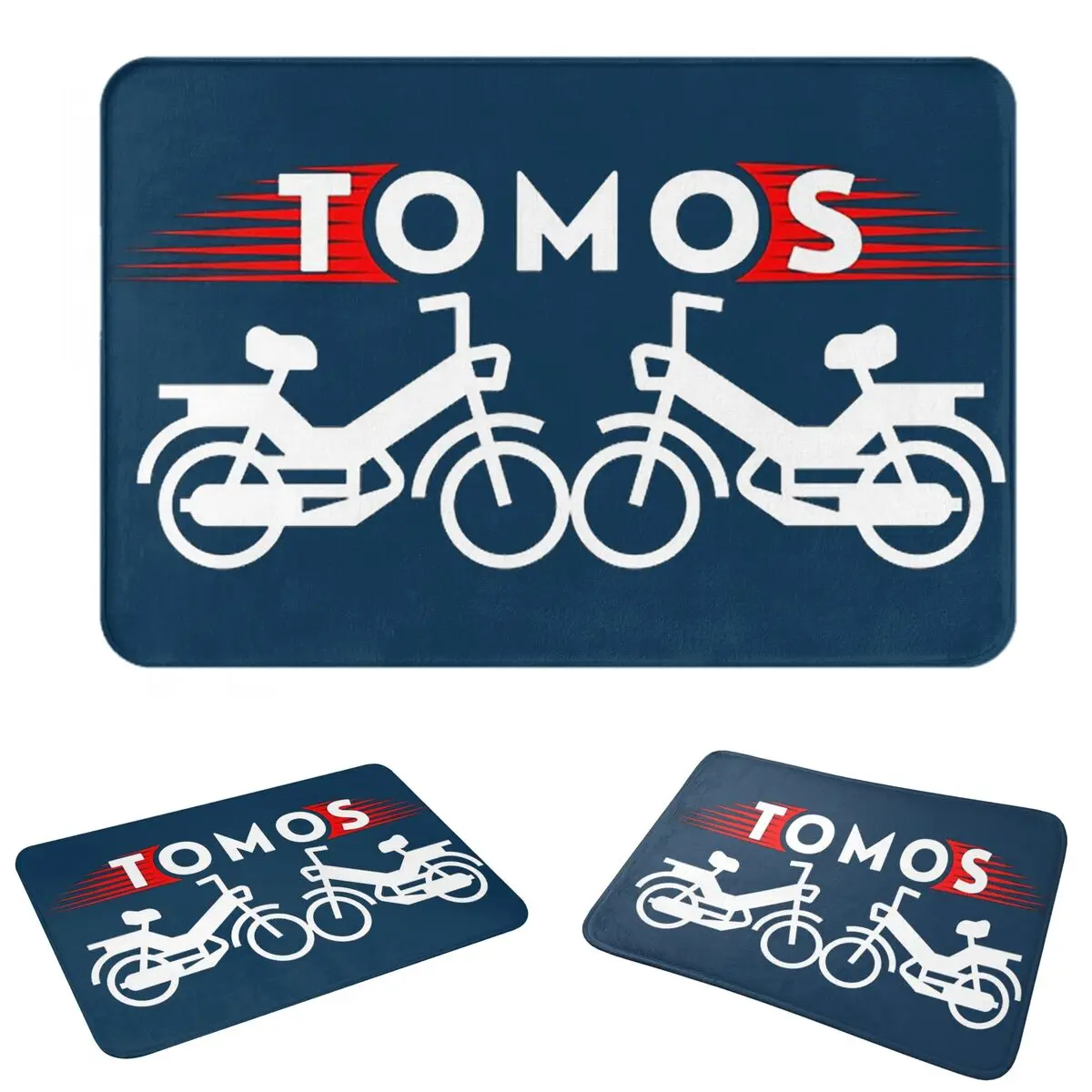Tomos Moped Non-slip Doormat Floor Mat Washable Carpet Rug for Kitchen Entrance Home Bathroom Footpad Mats