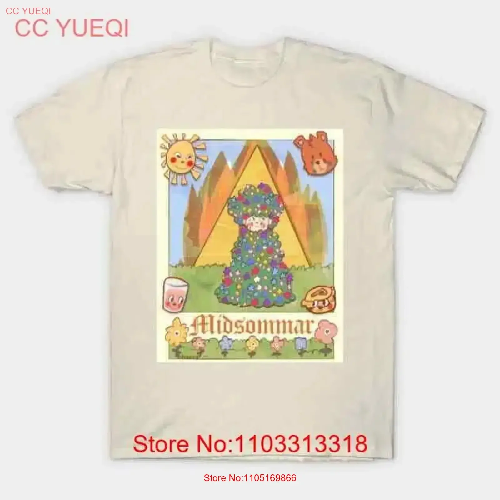 Midsommar Made in Australia T Shirt S 5XL vintage Washed streetwear Unisex graphic Soft Breathable Top For Everyday Wear