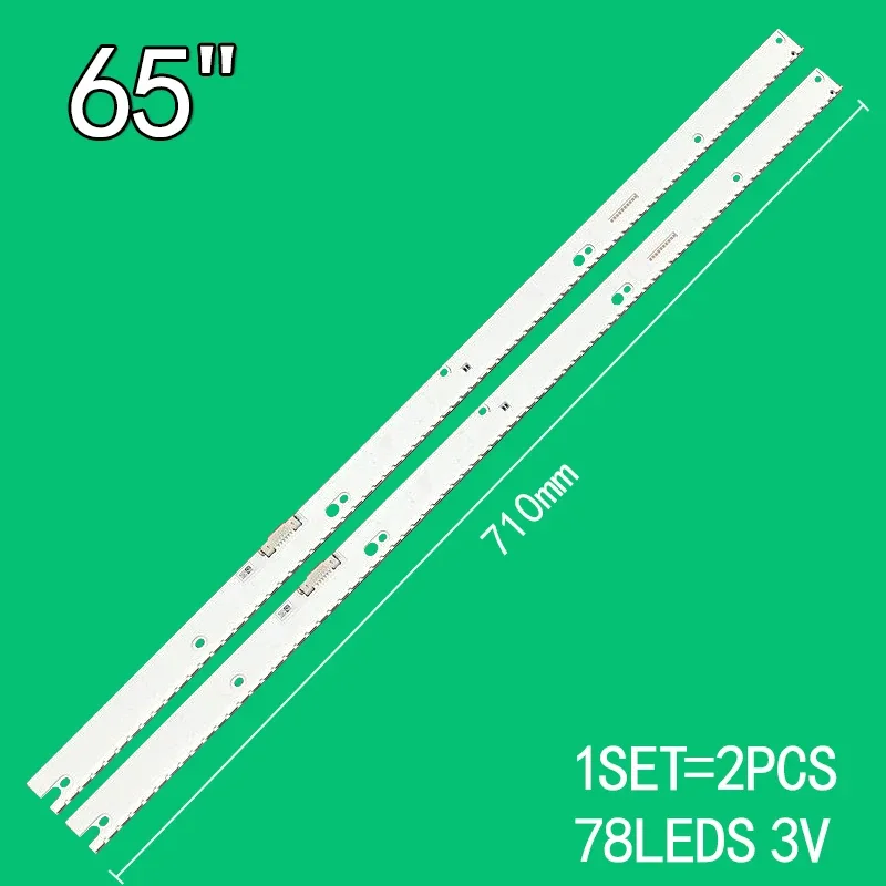 Для телевизора 65 дюймов UE65KU6400U UE65KU6500U UE65MU6670 UE65KU6400 UE65KU6670 BN96-40173A 40174A 40095A 40096A 40171A V6ER_650SMA_LED78_R1