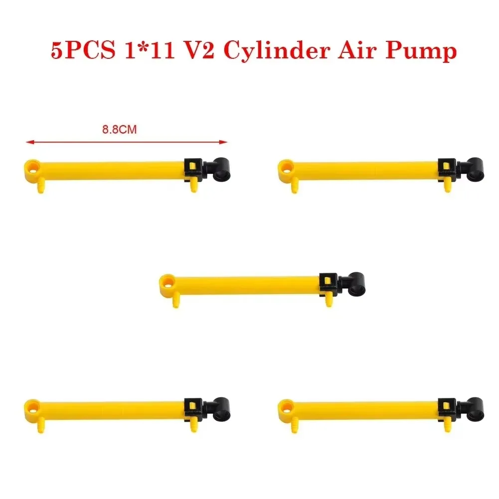 1*11 V2 اسطوانة هوائية مضخة هواء اللبنات 19476 الأجزاء الفنية اسطوانة مضخة صغيرة MOC الطوب لتقوم بها بنفسك ملحقات لعبة السيارة