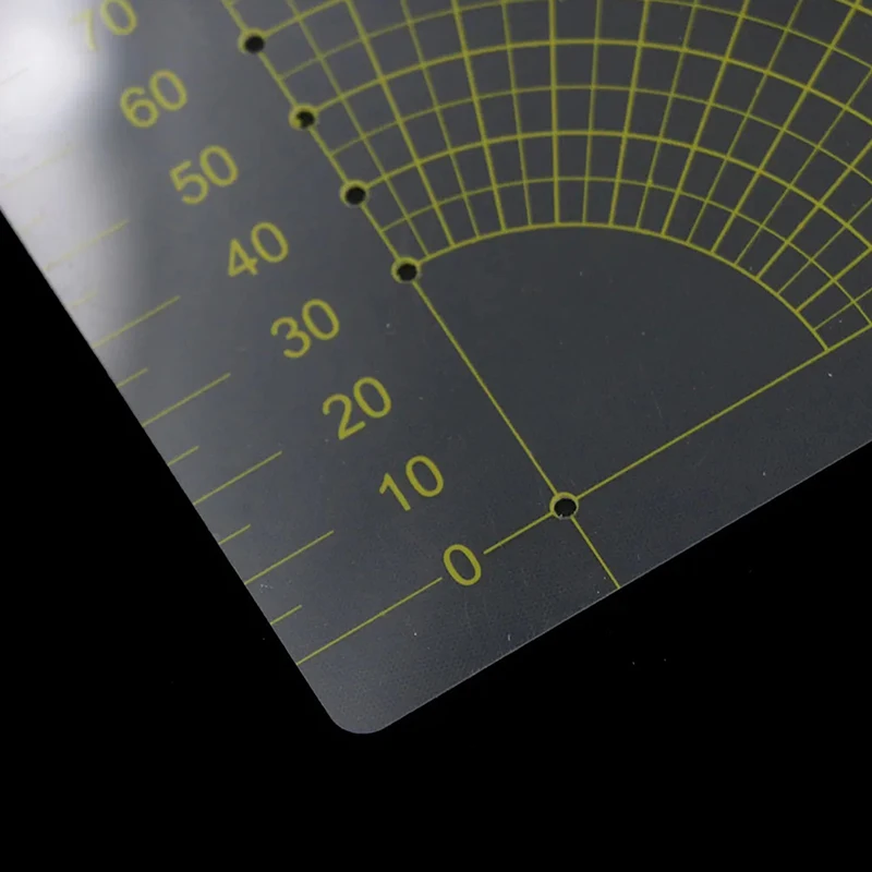 New Sale DIY Sewing Rulers Quilting Patchwork Ruler Scrapbook Circle Fan Foot Seam Ruler Protractors Tailor Sewing Tools