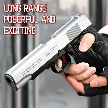 Pistolet d'éjection automatique Colt 1911, pistolet à jouets. G18 pistolet armes enfants CS armes de tir pistolet jouet