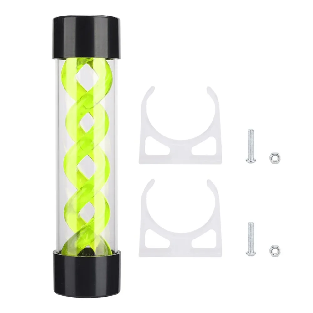 

Durable G1/4 Thread Water Tank 200MM Fast Cooling Cylindrical Cooler Red/Green/Blue Water Cylinder PC Desktop Computer
