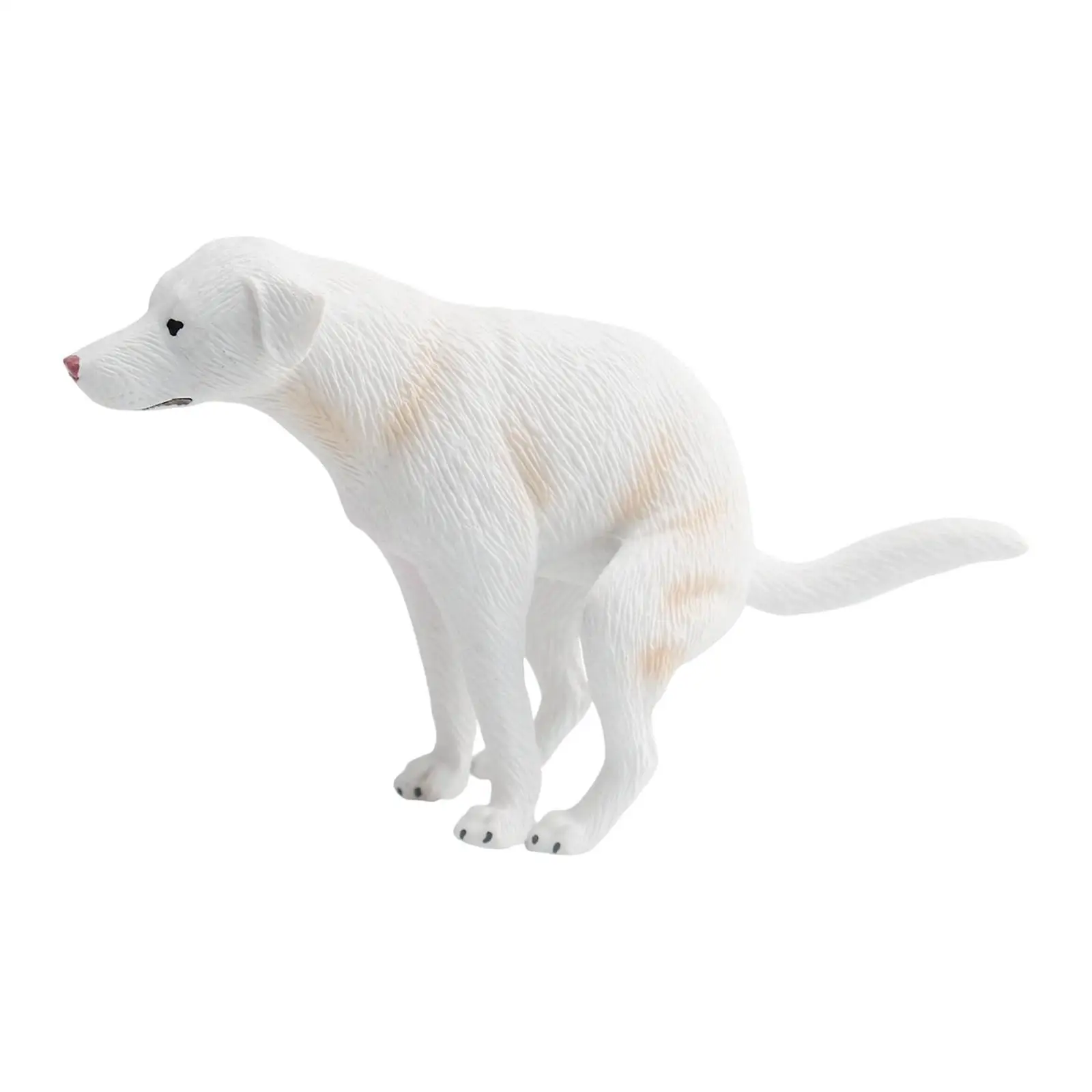 PVC Realistic Labrador Dog Figurine Model Miniature Puppy Statue Animal Ornament Toy for Desk Cabinet Hotel Room Decoration