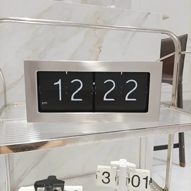 

Guangzhou Miaoke creative automatic page-turning clock, grandfather clock, wall clock, Nordic living room, imported electronic c