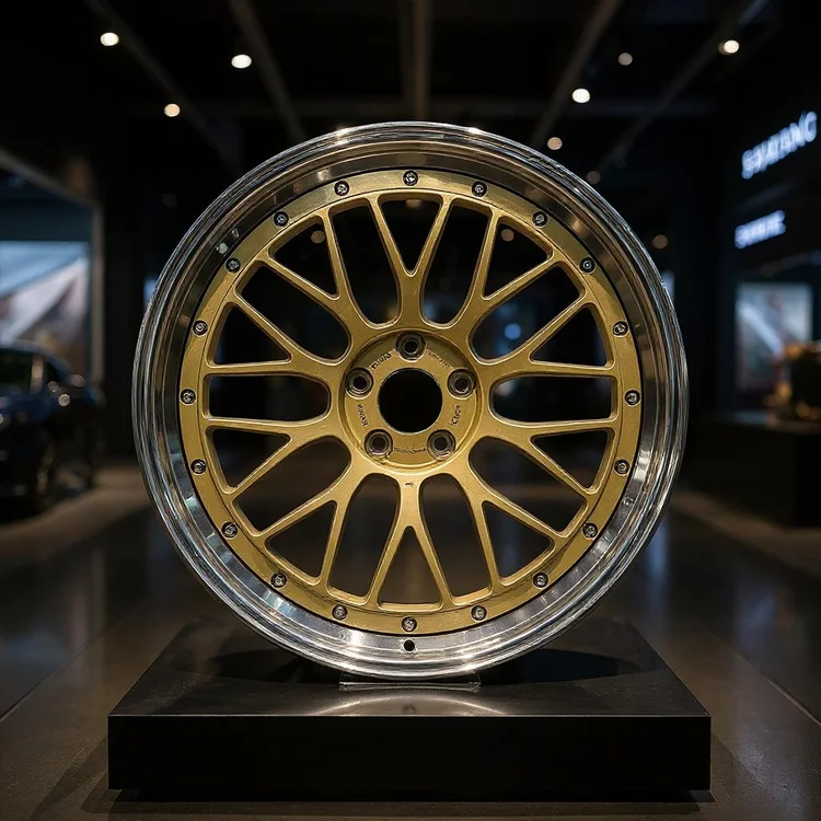 Deep Dish 18-22 Inch Forged Alloy Wheel Rim 5X112 5X120 Hub 35mm ETR For BMW For Porsche New Condition Gold Aftermarket Wheels