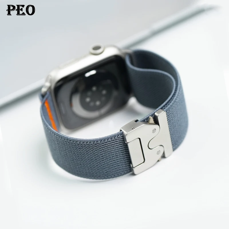 Parachute Straps For Apple Watch ultra 2 band 49mm 44mm 46mm 42mm 40mm 45mm 41mm Bracelet IWatch correa Series 10 9 8 7 6 5 3 SE