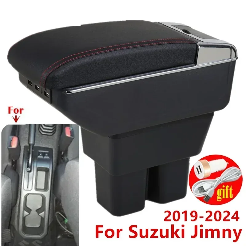 

Central armrest box For Suzuki Jimny Armrest box For Suzuki Jimny JB74 2019-2024 Car Armrest Storage Box Cup holder Retrofit