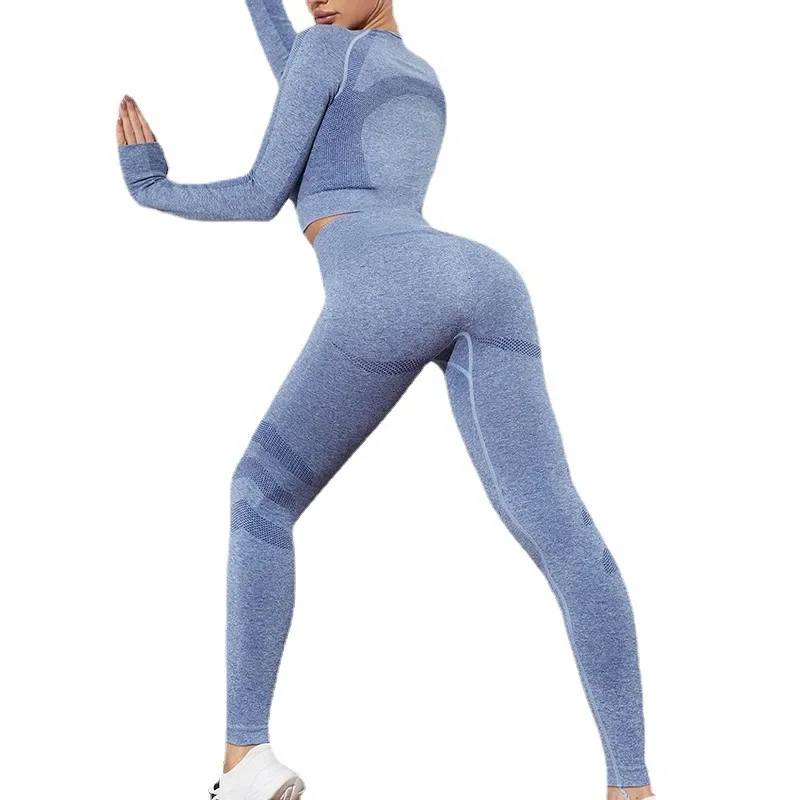 Long Sleeve Pants Sports Yoga Two-piece Set